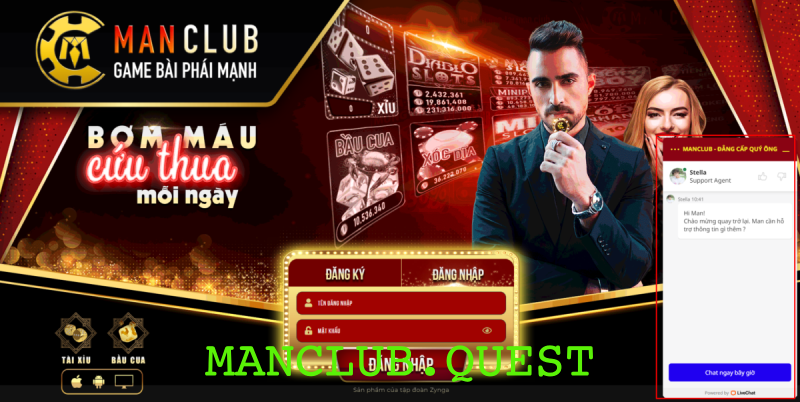 Chat trực tuyến ManClub